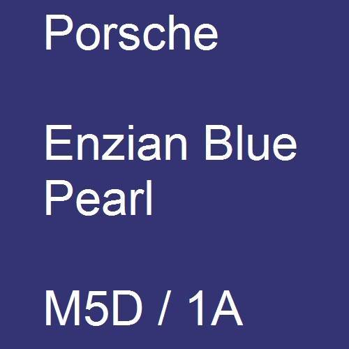 Porsche, Enzian Blue Pearl, M5D / 1A.